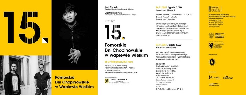 Waplewo Wielkie. 15 Dni Chopinowskie w Muzeum Tradycji Szlacheckiej. Oprócz Chopina będzie jazz