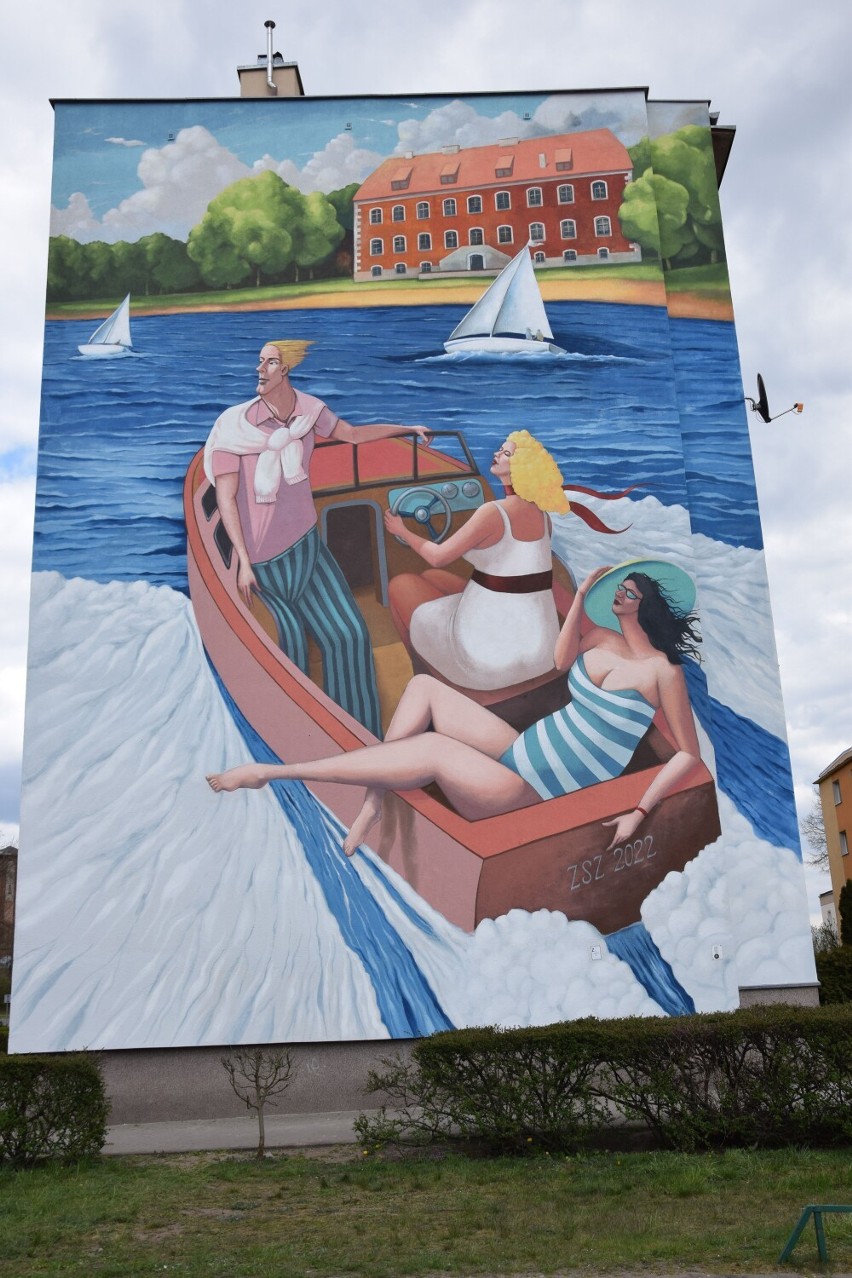 Tak w całej okazałości prezentuje się nowy mural w Szczecinku [zdjęcia]
