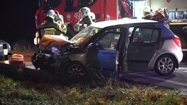 W sobotę na wysokości Głęboczka, tuż przed godziną 20:30 doszło do zderzenia dwóch aut osobowych.