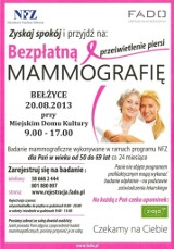 Bezpłatne badania mammograficzne