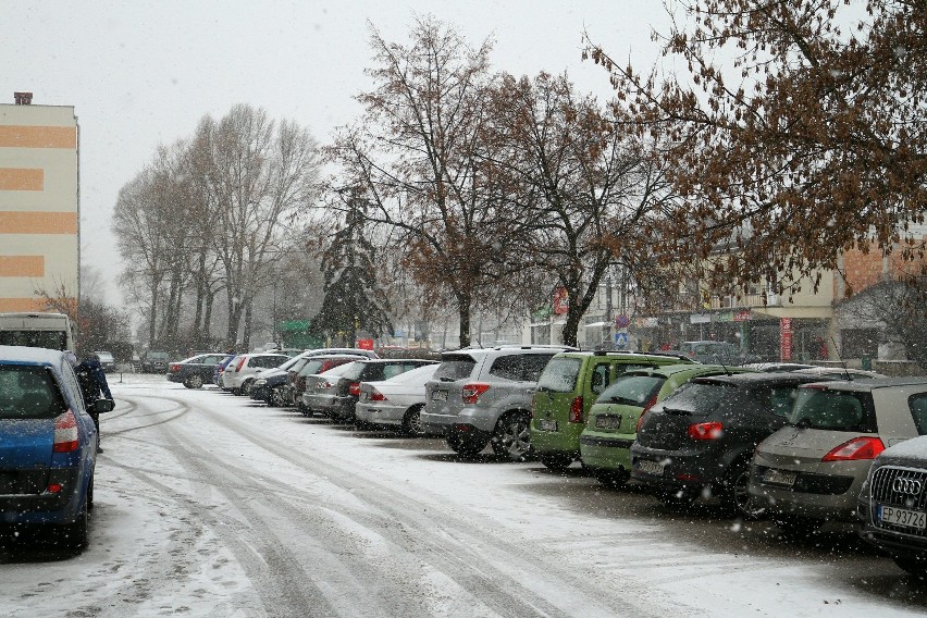 Piotrków, zima 2020: Pierwszy śnieg w tym roku spadł w...