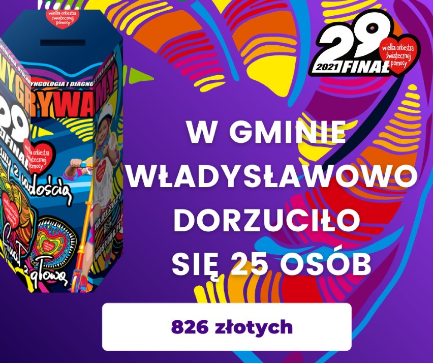 WOŚP 2021 w gminie Władysławowo