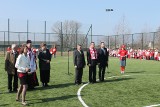 Sulmierzyce - Nauczyciele wygrali z urzędnikami w inauguracyjnym meczu na otwarcie boiska Orlik