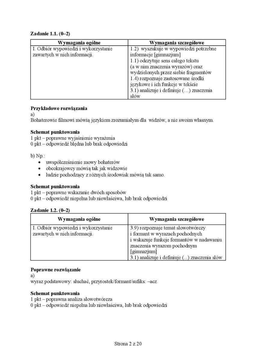 Matura próbna: arkusze z polskiego