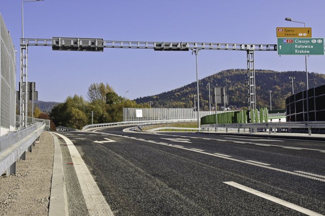 Obwodnica p&oacute;łnocno-wschodnia, węzeł Mikuszowice fot. Radosław Masny