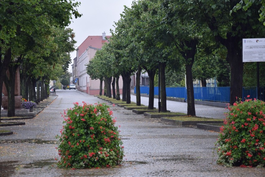 Deszczowa niedziela w Sieradzu