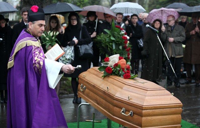Pogrzeb Mariana Glinkowskiego na cmentarzu na Dołach w Łodzi