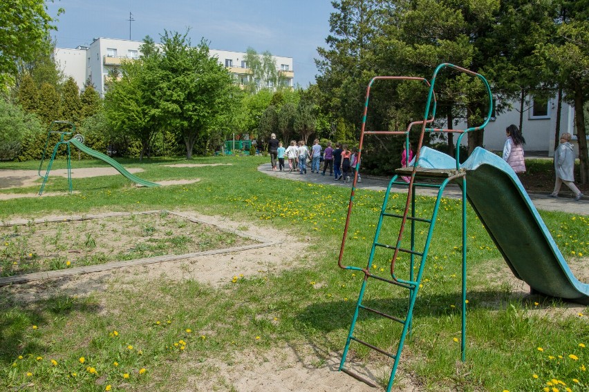 Plac zabaw Płock. Park dla dzieci przy przedszkolu nr 37 na Podolszycach wybudowany miesiąc przed czasem! Wybrał go Budżet Obywatelski Płock