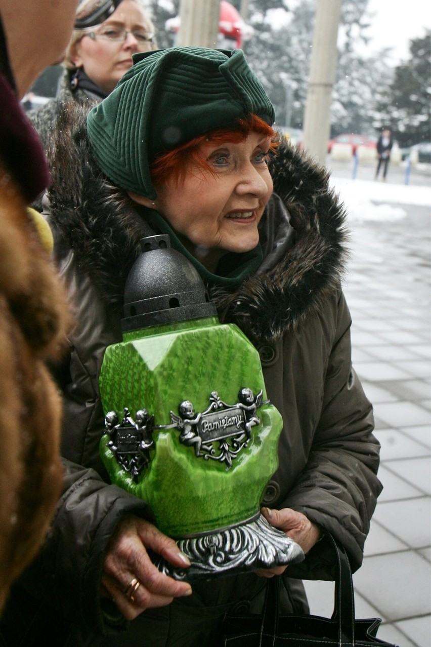 Barbara Krafftówna uczciła pamięć Hasa, Cybulskiego i Lenartowicza (ZDJĘCIA)