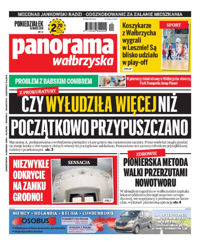 Panorama Wałbrzyska wydanie z 18 marca 2019 r.