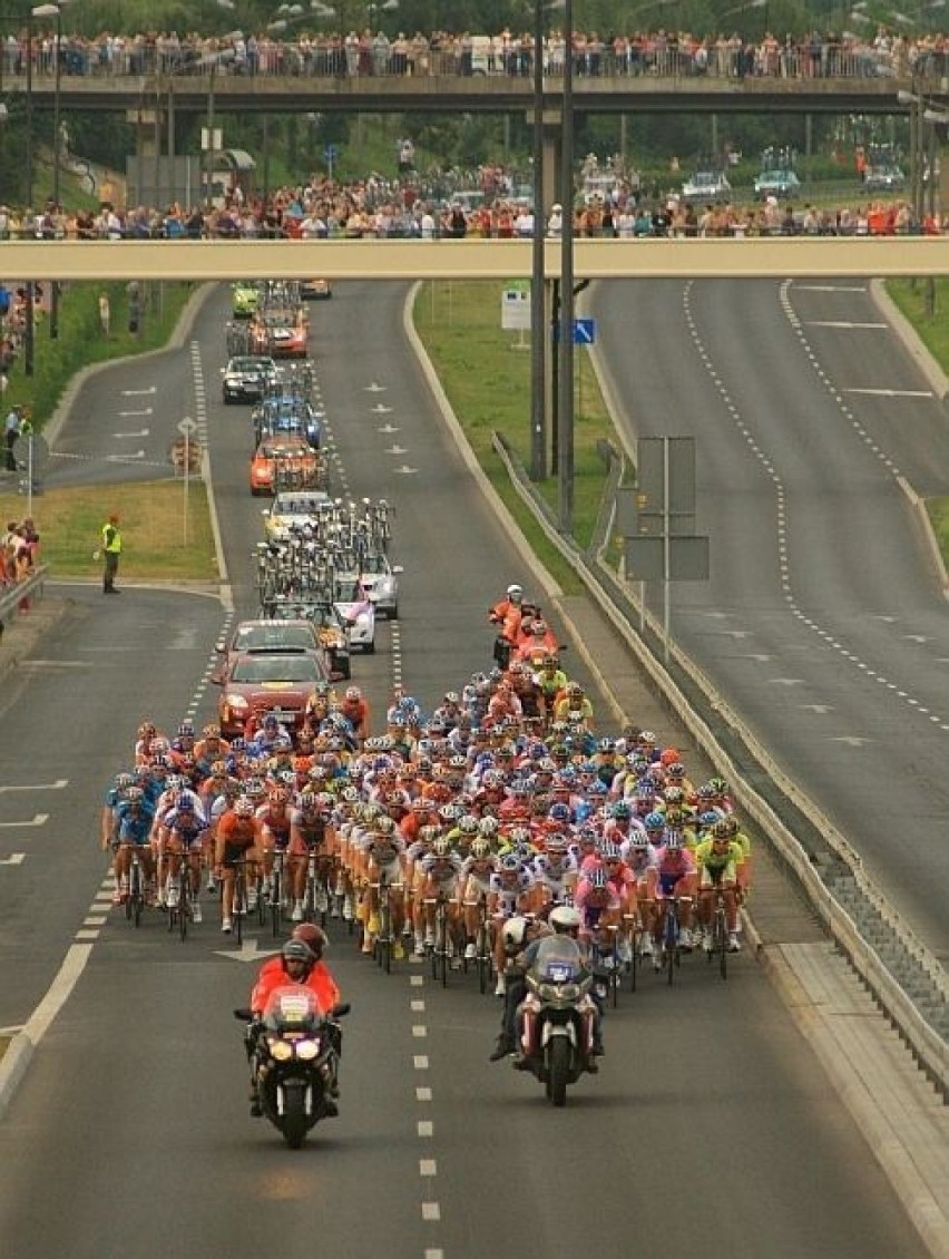 Peleton al. Smorawińskiego. Fot. Tomasz Hens