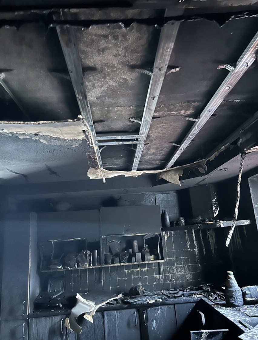 Pożar strawił doszczętnie dom w miejscowości Barchnowy.