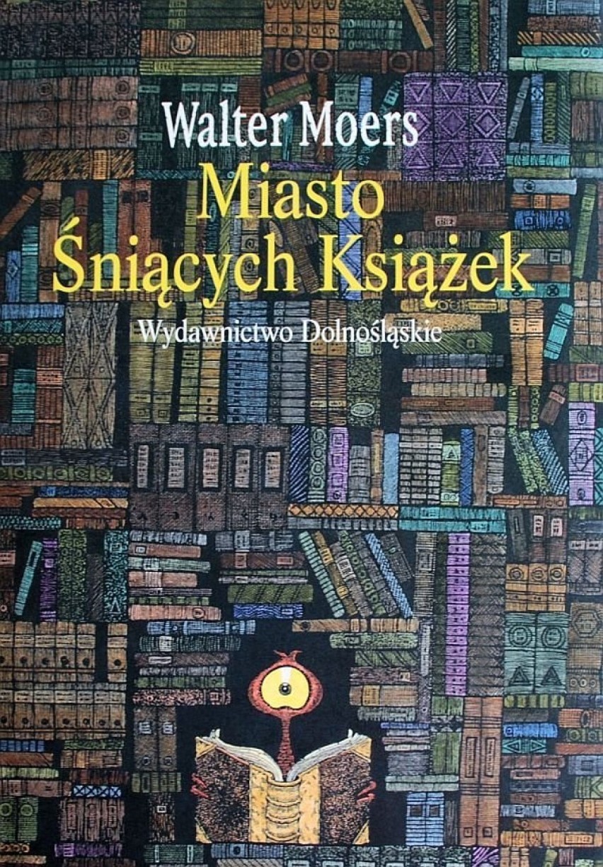 Okładka polskiego wydania "Miasta Śniących Książek"
