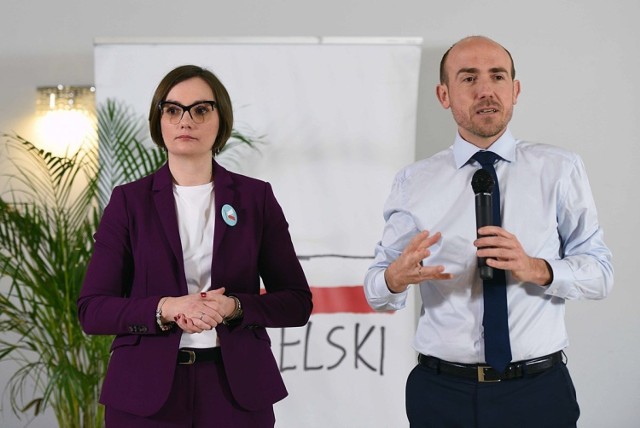 Borys Budka i Jagna Marczułajtis-Walczak spotkali się z sądeczanami podczas Klubu Obywatelskiego