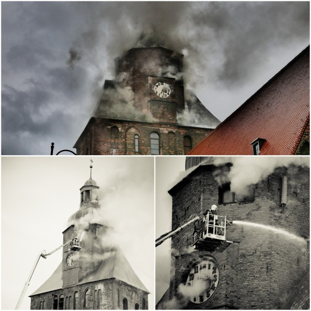 Nasi Czytelnicy fotografowali pożar katedry