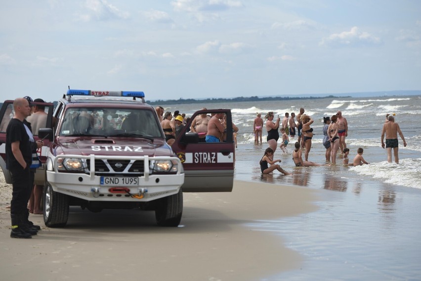 Jantar, akcja ratunkowa w Bałtyku (13.07.2022, godz. 17.10) Zakończono poszukiwania mężczyzn, który miał topić się w morzu - AKTUALIZACJA