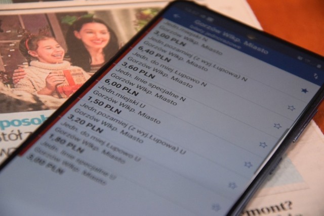 W Gorzowie elektroniczne bilety na komunikację miejską dostępne są przez pięć aplikacji mobilnych.