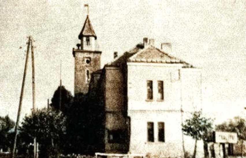 Wieża remizy straży w Złoczewie na przestrzeni lat (archiwalne zdjęcia)