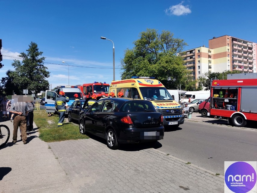 Wypadek na ulicy Kaliskiej we Włocławku
