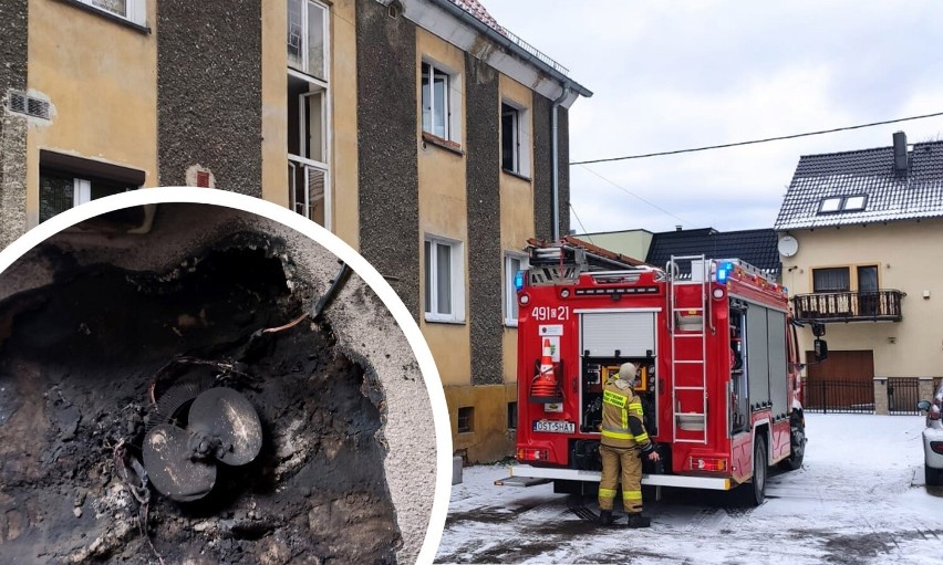 Do pożaru doszło w Strzelcach Opolskich przy ul. Blokowej w...
