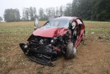 Wypadek na drodze Legnica - Koskowice, jedna osoba została ranna