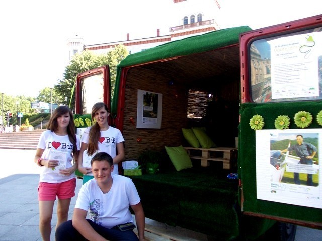 Festiwal Dobrej Energii w Bielsku-Białej ruszy lada dzień. Świadczy o tym eko-bus.