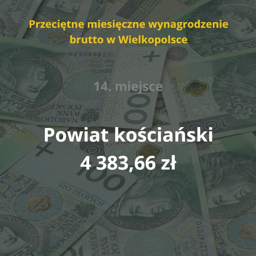 Sprawdziliśmy, w których powiatach w Wielkopolsce zarabia...