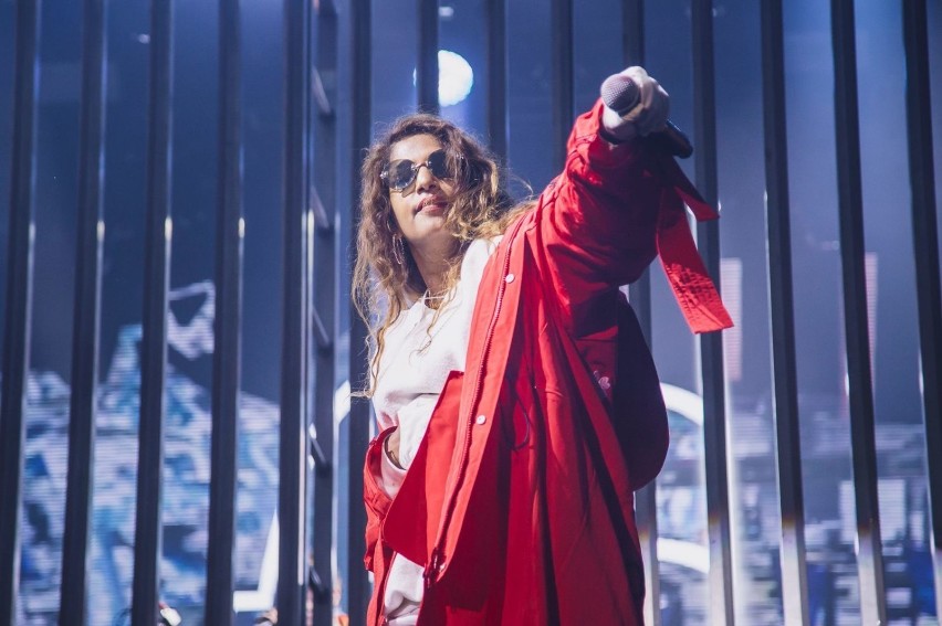 M.I.A. podczas koncertu na Open'er Festival 2017