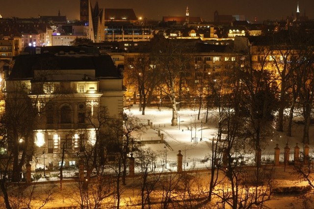 Park Staromiejski to jeden z jaśniejszych punktów Wrocławia