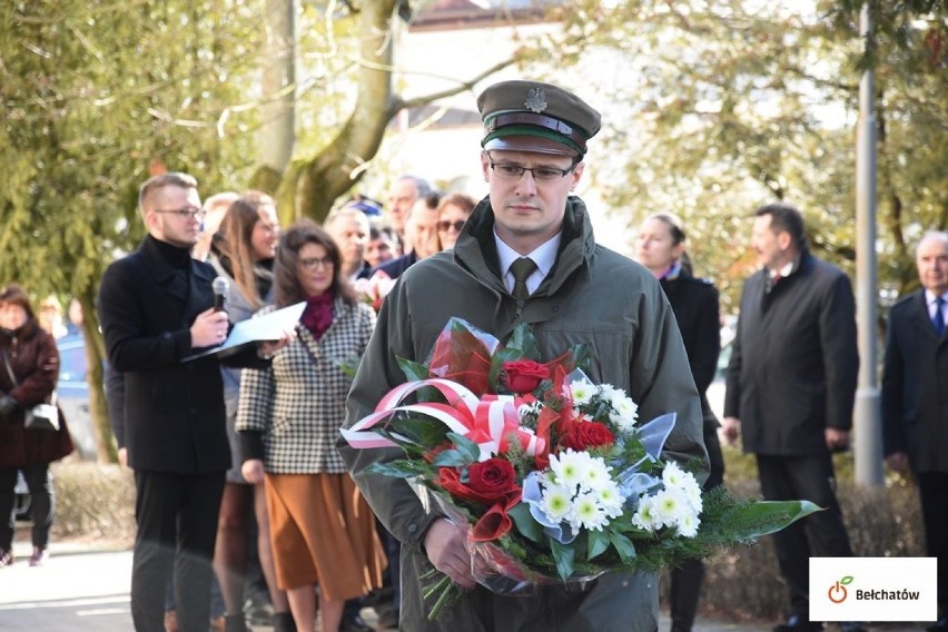 Narodowy Dzień Żołnierzy Wyklętych uczczono dziś w Bełchatowie mszą i złożeniem kwiatów