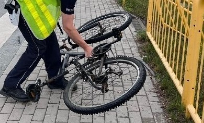 Wypadek z udziałem 2-óch rowerzystów w Redzie