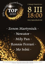 Zenon Martyniuk i inne gwiazdy disco na gali muzyki rozrywkowej z okazji Dnia Kobiet w Tomaszowie Maz. 