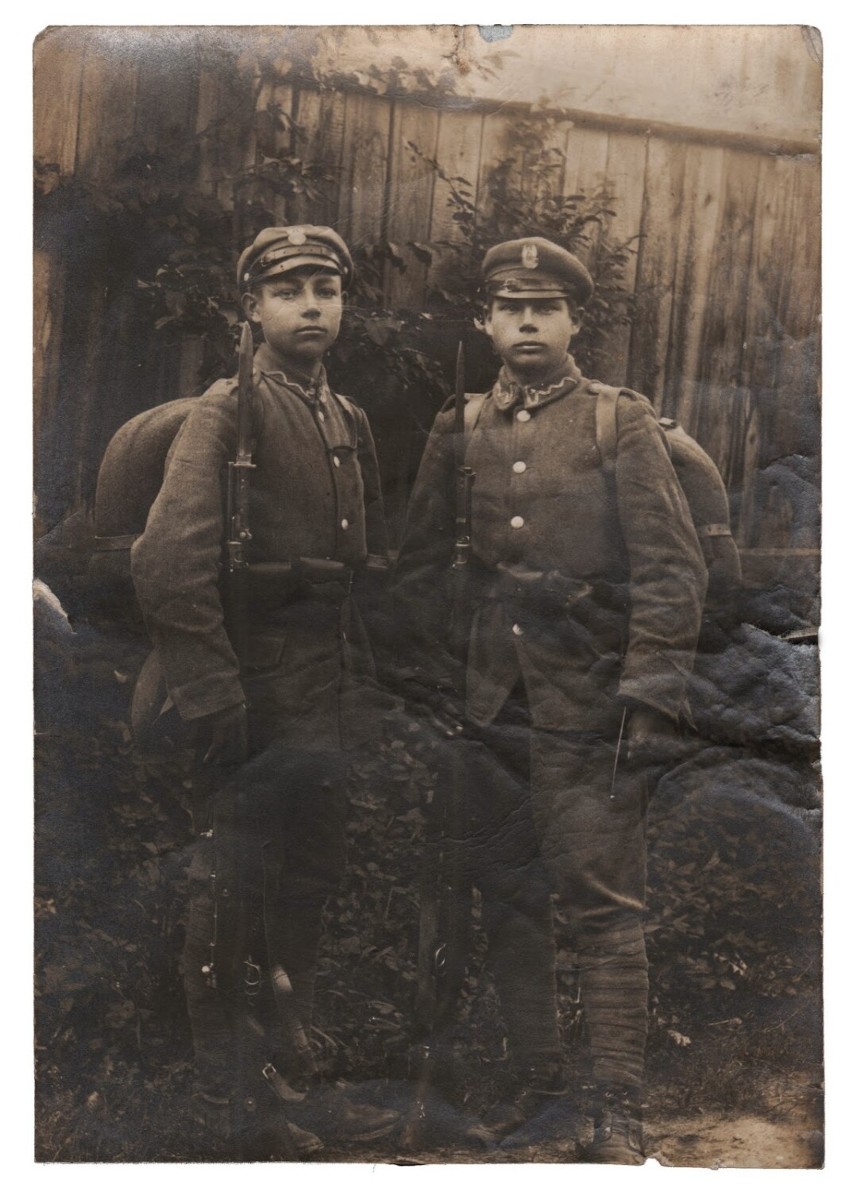 Franciszek  Sadowski w mundurze legionisty, ok. 1918 r.