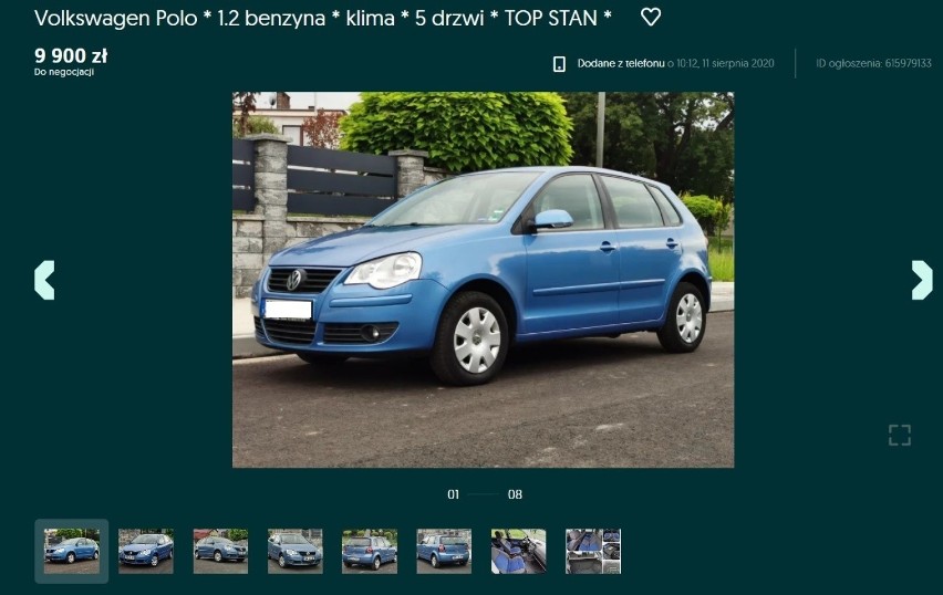 Volkswagen Polo
Żary
Cena 9 900 zł 
Rok produkcji 2005
Poj....