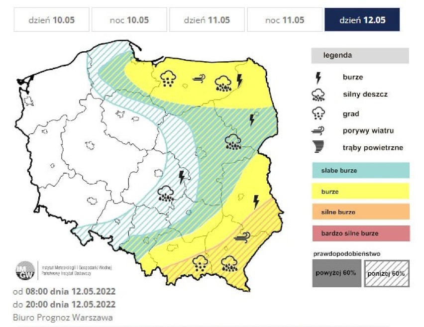 Ciepło, cieplej, gorąco i... załamanie pogody. IMGW ostrzega przed burzami. Wraz z nimi nadejdą ulewy, gradobicia i wichury [MAPY]