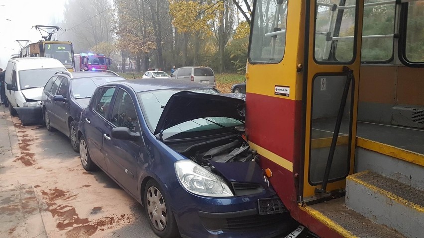 Wypadek na Przybyszewskiego w Łodzi