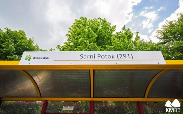 Przystanek nr 291 - Sarni Potok w Bielsku-Białej.