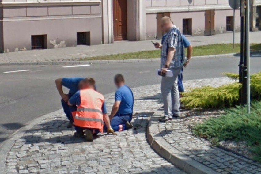Kluczbork na zdjęciach Google Street View