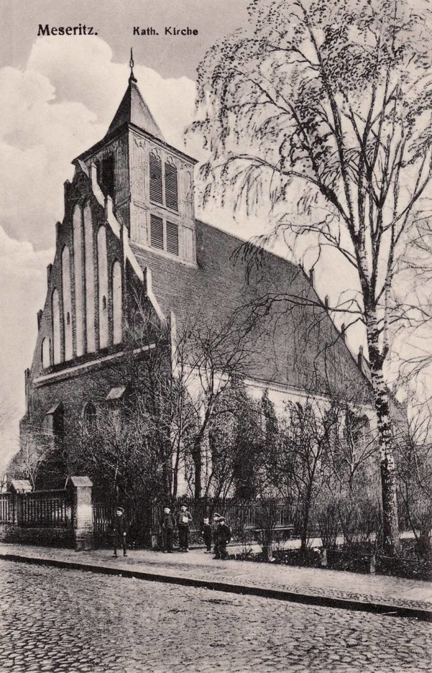 Kościół św. Jana Chrzciciela w Międzyrzeczu kiedyś i dziś