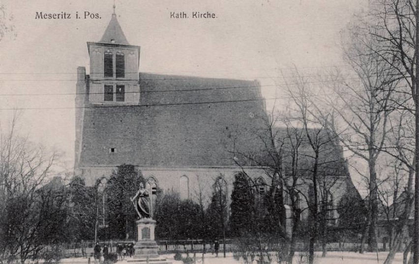 Kościół św. Jana Chrzciciela w Międzyrzeczu kiedyś i dziś