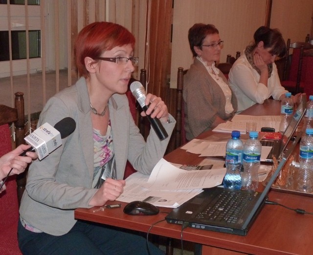 Tuż przed głosowaniem krótką charakterystykę oraz założenia współpracy przedstawiła Agnieszka Chrząszcz.