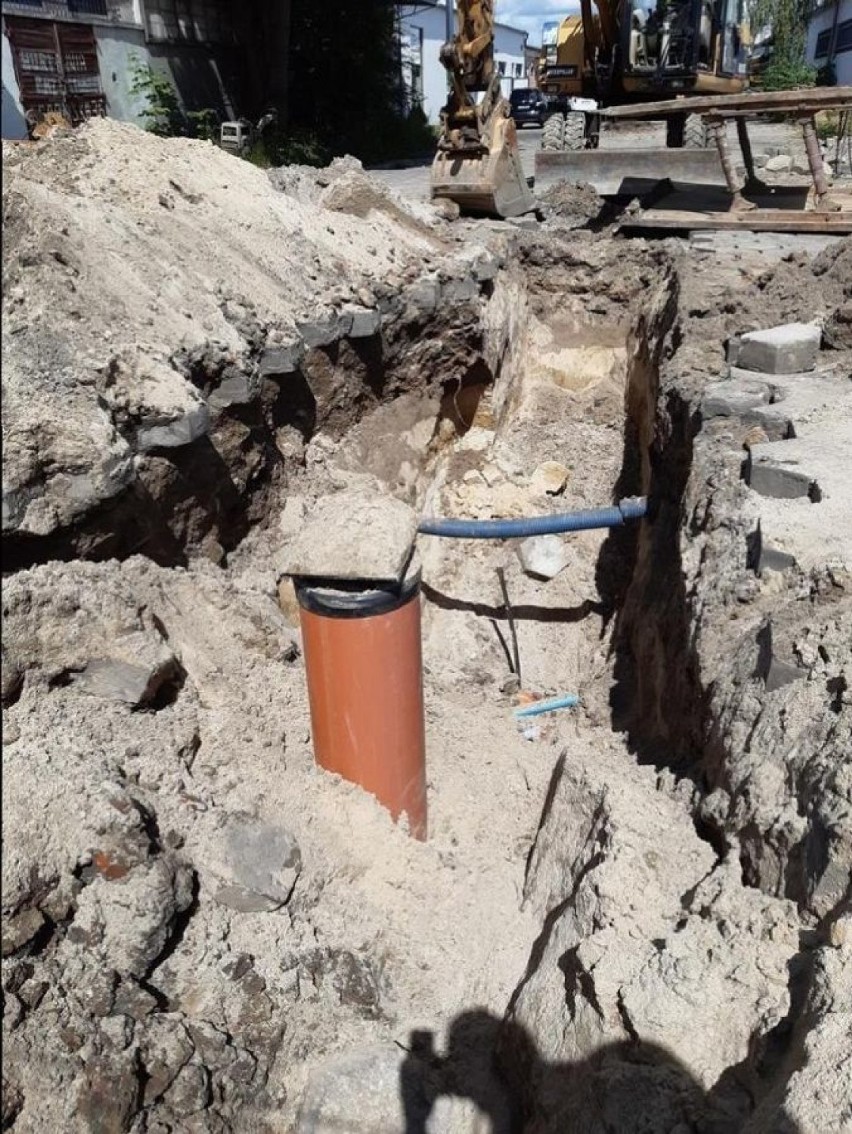 MPWiK buduje sieć sanitarną i wodociągową przy ulicy Pionierów