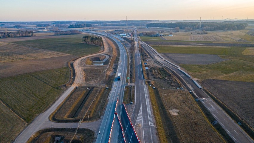 Budowa S61 na odcinku Szczuczyn-Ełk Południe.