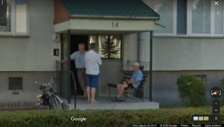 Zdjęcia z Google Street View wykonane w Rawiczu