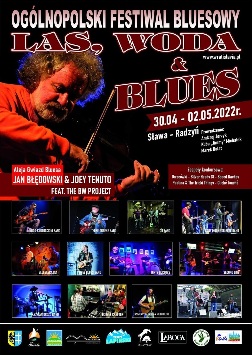 Festiwal Las, woda & blues 2022 w Radzyniu koło Sławy