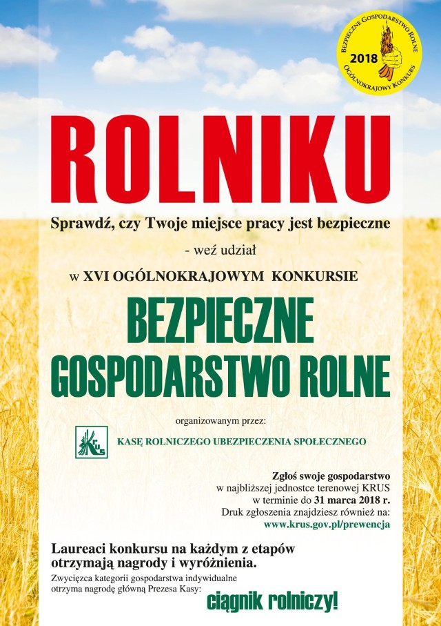 Konkurs w Ornontowicach: można wygrać ciągnik rolniczy