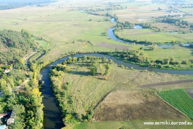 Rzeka Wieprz w Sernikach