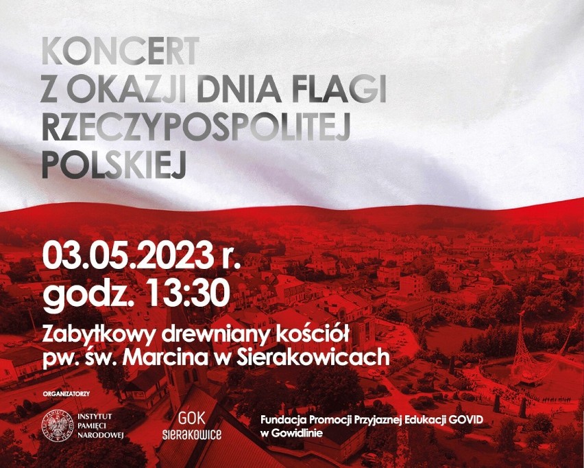 3 maja w Sierakowicach odbędzie się koncert z okazji Dnia...