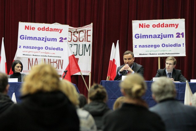 We wtorek odbył się kolejny protest, który zorganizowali rodzice uczniów z Gimnazjum 21 i SP 25