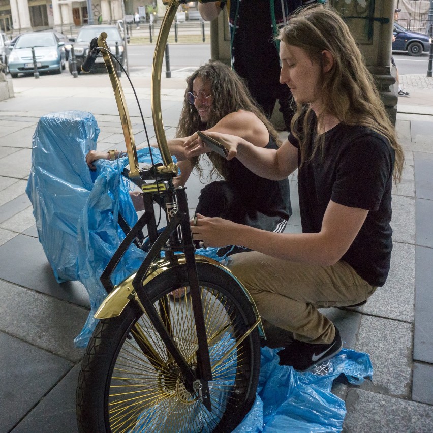 Zobaczcie, jaki rower zrobił białostoczanin Adam Zdanowicz dla Michała Szpaka [zdjęcia]          